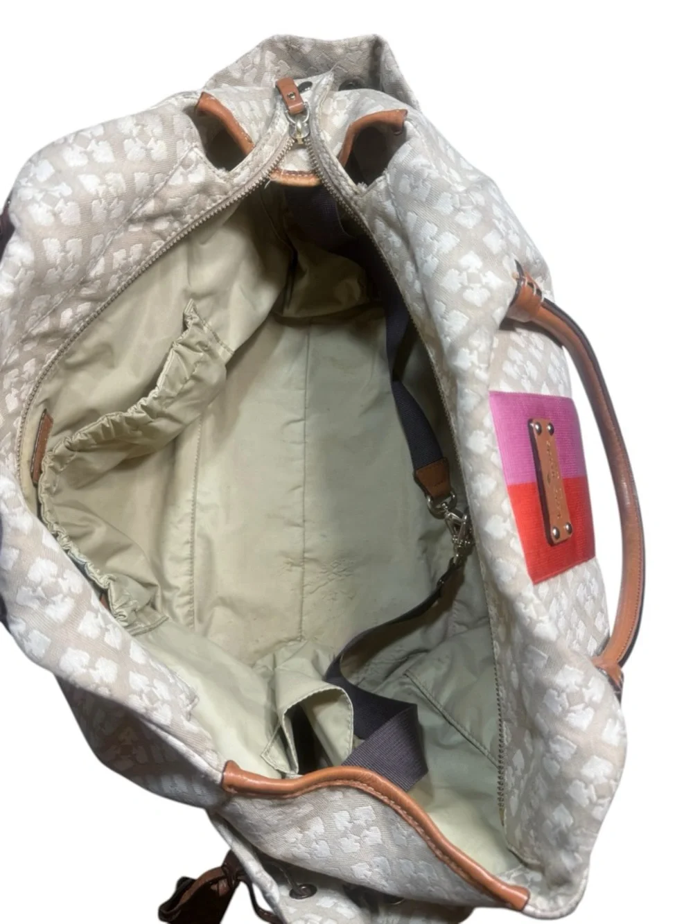 Kate Spade Beige Baby Diaper Bag Tote